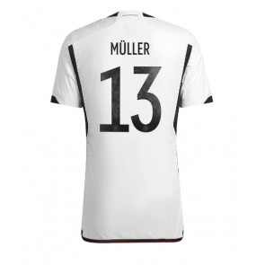 Tyskland Thomas Muller #13 Hemmatröja VM 2022 Kortärmad